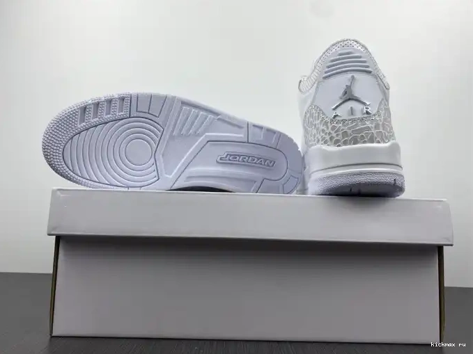 Rep Retro PS Air White' 'Triple 3 Jordan 429487-111 0620